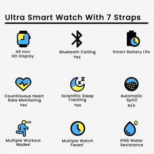 Ultra 7 In 1 Strap New Smart Watch